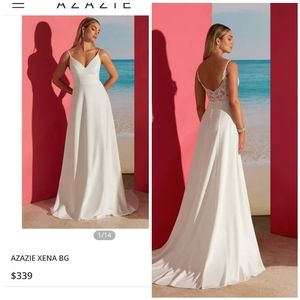 Azazie Xena BG Wedding Dress